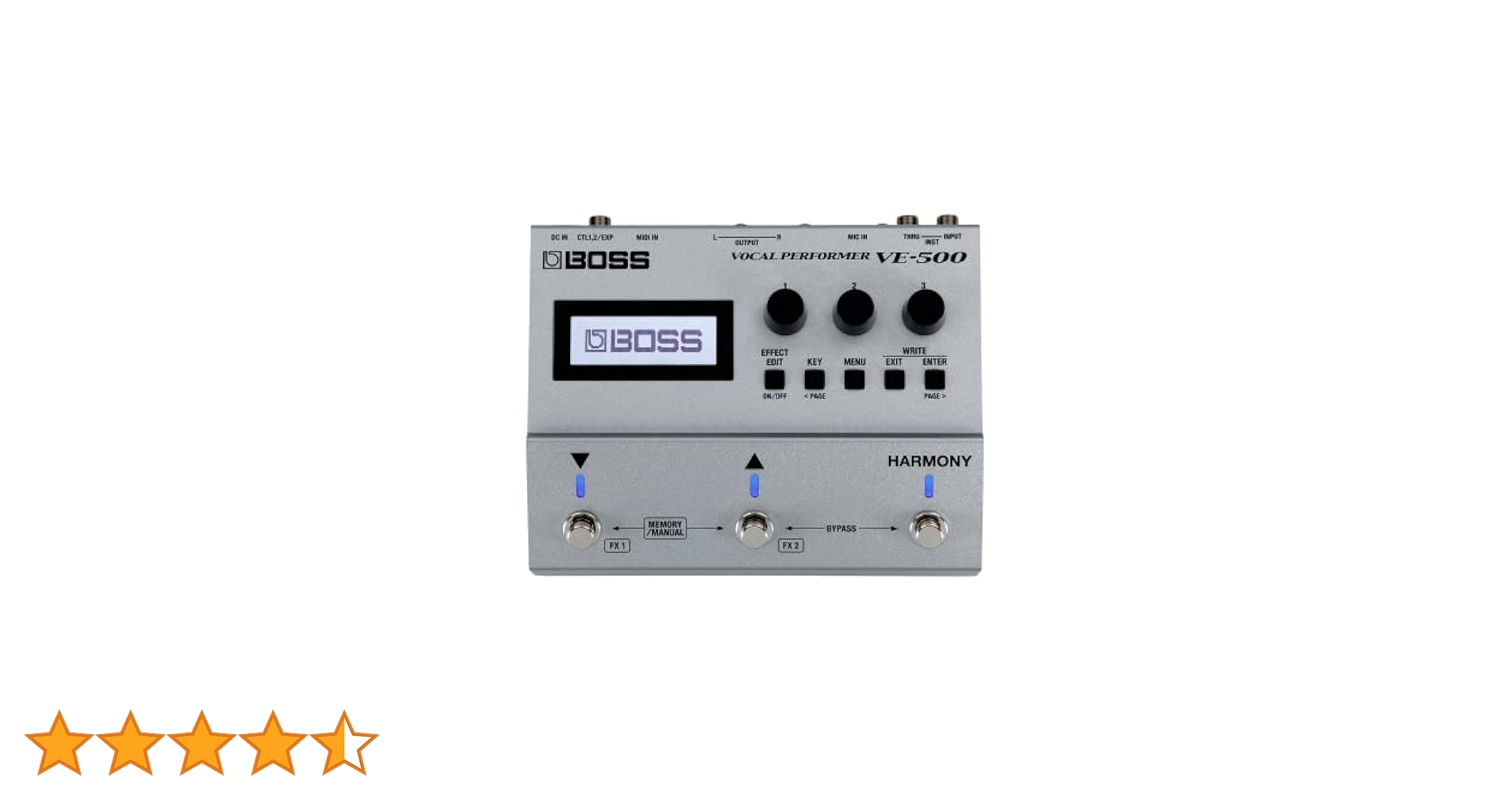 BOSS ボス VE-500 ボーカルパフォーマー BOSS VE-500 Vocal Performer ボーカルエフェクターのご紹介です